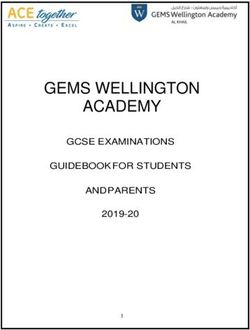 GEMS WELLINGTON ACADEMY - GCSE EXAMINATIONS GUIDEBOOK FOR STUDENTS AND PARENTS 2019-20 - Al Khail