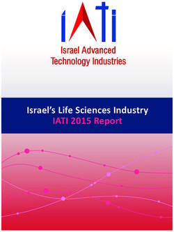 Israel's Life Sciences Industry IATI 2015 Report - Israel Advanced Technology Industries