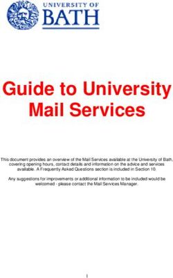 Guide to University Mail Services - Bath
