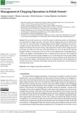 Management of Chipping Operations in Polish Forests - MDPI