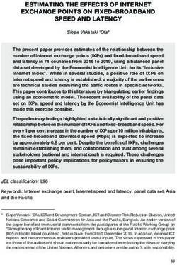 ESTIMATING THE EFFECTS OF INTERNET EXCHANGE POINTS ON FIXED-BROADBAND SPEED AND LATENCY - ESCAP