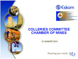 COLLERIES COMMITTEE CHAMBER OF MINES - 21 AUGUST 2013