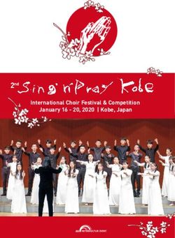 International Choir Festival & Competition January 16 - 20, 2020 | Kobe, Japan - 2nd