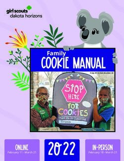 Cookie Manual Family - online - Girl Scouts Dakota Horizons