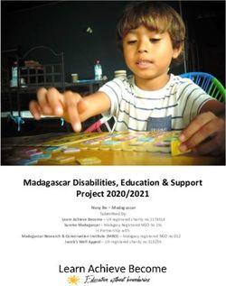 Madagascar Disabilities, Education & Support Project 2020/2021