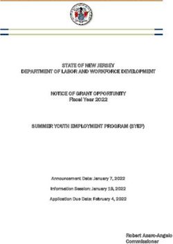 STATE OF NEW JERSEY DEPARTMENT OF LABOR AND WORKFORCE DEVELOPMENT - NJ.gov