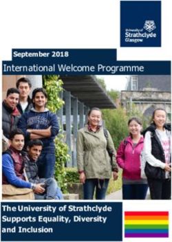 International Welcome Programme - The University of Strathclyde Supports Equality, Diversity and Inclusion