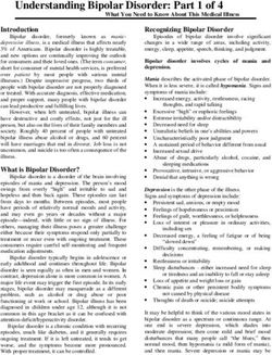 Understanding Bipolar Disorder: Part 1 of 4