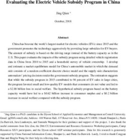 Evaluating the Electric Vehicle Subsidy Program in China