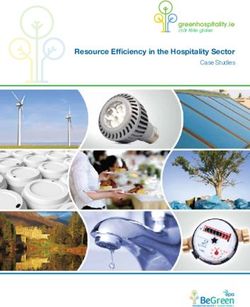 BEGREEN - RESOURCE EFFICIENCY IN THE HOSPITALITY SECTOR CASE STUDIES - CLEAN ...