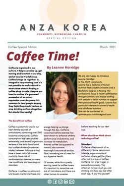Coffee Time! By Leanne Horridge - COMMUNITY, NETWORKING, CHARITIES - ANZA Korea
