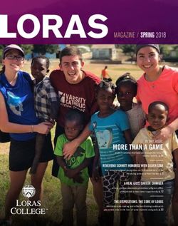 LORAS MAGAZINE / SPRING 2018 - Loras College