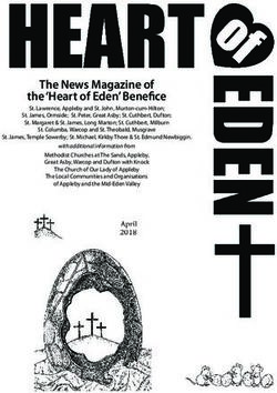 The News Magazine of the 'Heart of Eden' Benefice - Long Marton