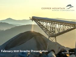 February 2021 Investor Presentation - TSX: CMMC | ASX: C6C