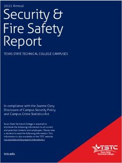 Security & Fire Safety Report - TSTC