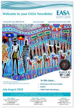 July-August 2018 In this issue - RUOK? Help Save a Life from Suicide CORP Public Workshops - EASA