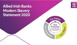 Allied Irish Banks Modern Slavery Statement 2020