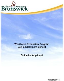 Workforce Expansion Program Self-Employment Benefit Guide for Applicant - January 2015