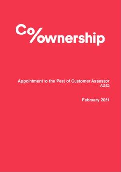 Appointment to the Post of Customer Assessor - A252