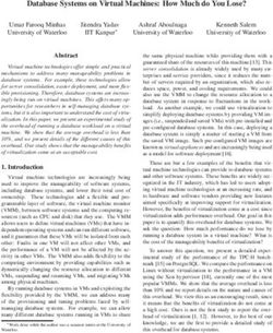 Database Systems on Virtual Machines: How Much do You Lose?