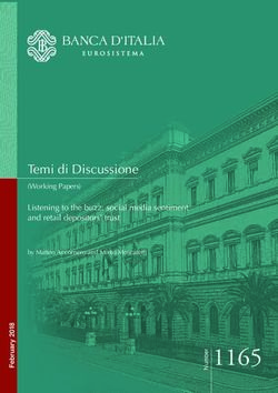 R 1165 - Listening to the buzz: social media sentiment and retail depositors' trust - Banca d'Italia