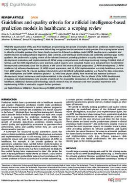 Guidelines and quality criteria for artificial intelligence-based prediction models in healthcare: a scoping review