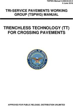 TRENCHLESS TECHNOLOGY (TT) FOR CROSSING PAVEMENTS - TRI-SERVICE PAVEMENTS WORKING GROUP (TSPWG) MANUAL - WBDG