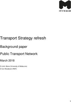 Transport Strategy refresh - Background paper Public Transport Network March 2018 - Amazon AWS