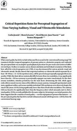 Critical Repetition Rates for Perceptual Segregation of Time-Varying Auditory, Visual and Vibrotactile Stimulation