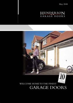 GARAGE DOORS WELCOME HOME TO THE FINEST