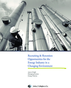 Recruiting & Retention Opportunities for the Energy Industry in a Changing Environment - James Wright Managing Director Energy Practice
