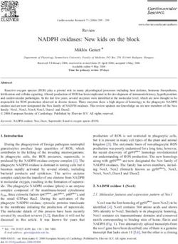 NADPH oxidases: New kids on the block - Miklo s Geiszt