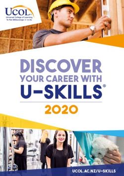 U-SKILLS 2020 your career with - UCOL