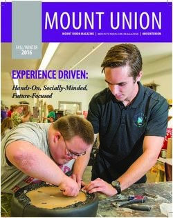 MOUNT UNION EXPERIENCE DRIVEN: Hands-On, Socially-Minded, Future-Focused