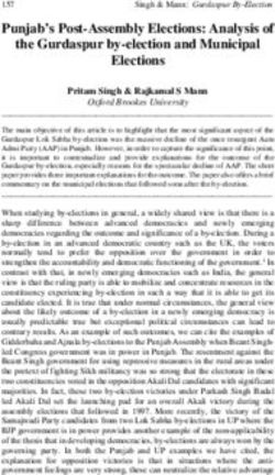 Punjab's Post-Assembly Elections: Analysis of the Gurdaspur by-election and Municipal Elections