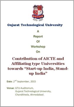Contribution of AICTE and Affiliating type Universities towards "Start-up India, Stand- up India" - Gujarat Technological University