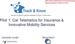 Pilot 1: Car Telematics for Insurance & Innovative Mobility Services - Leonardo Longhi - Track & Know