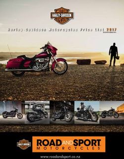 Harley-Davidson Motorcycles Price List 2017