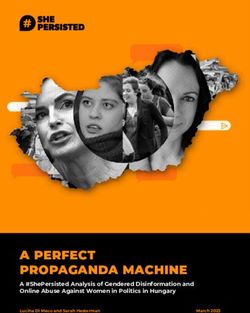 A PERFECT PROPAGANDA MACHINE - A #ShePersisted Analysis of Gendered Disinformation and Online Abuse Against Women in Politics in Hungary