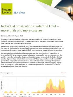 Individual prosecutions under the FCPA - more trials and more caselaw - Hogan Lovells