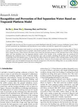 Recognition and Prevention of Bed Separation Water: Based on Trapezoid Platform Model