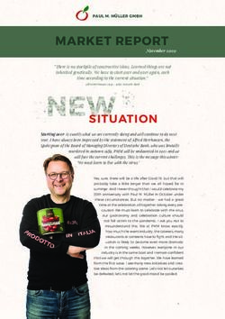 MARKET REPORT - Paul M. Müller GmbH