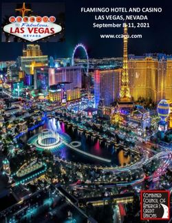 FLAMINGO HOTEL AND CASINO LAS VEGAS, NEVADA - September 8-11, 2021 www.ccacu.com