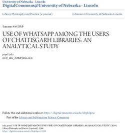 USE OF WHATSAPP AMONG THE USERS OF CHATTISGARH LIBRARIES: AN ANALYTICAL STUDY