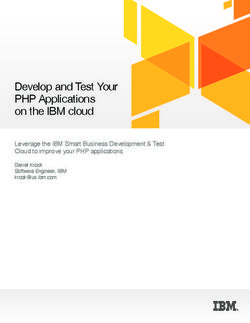 Develop and Test Your PHP Applications on the IBM cloud - Leverage the IBM Smart Business Development & Test Cloud to improve your PHP applications