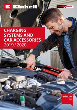CHARGING SYSTEMS AND CAR ACCESSORIES 2019 / 2020 - einhell.com
