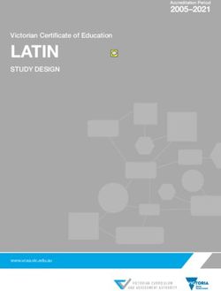 LATIN 2005-2021 Accreditation Period - VCAA