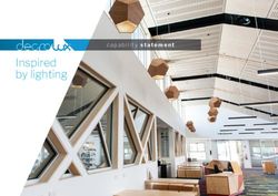 Inspired by lighting capability statement - Decrolux