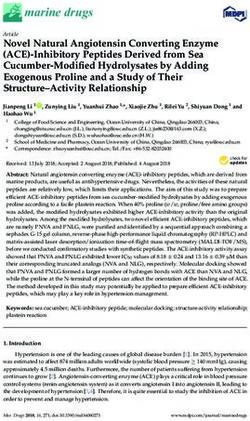 Novel Natural Angiotensin Converting Enzyme (ACE)-Inhibitory Peptides Derived from Sea Cucumber-Modified Hydrolysates by Adding Exogenous Proline ...