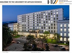 WELCOME TO THE UNIVERSITY OF APPLIED SCIENCES - 12.03.2018 International Office - HTW Dresden